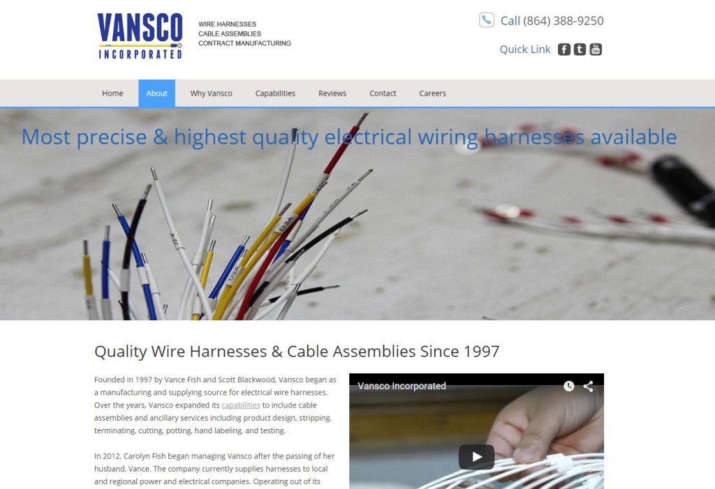 Vansco Site Home Page